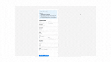 Fill the form